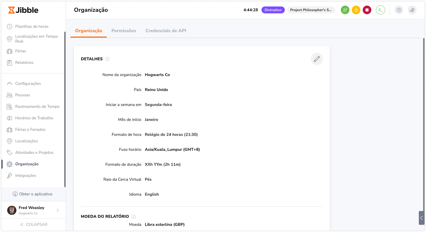 organisation setting